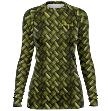 Chokefish™ Long Sleeve Rashguard Textures Woman's Shirt-005